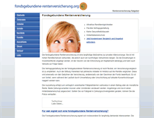 Tablet Screenshot of fondsgebundene-rentenversicherung.org